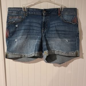 Faded Glory Women's Jean Short, Sz 18.